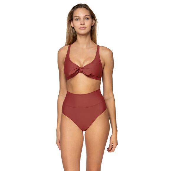 Sunsets Tuscan Red Hannah High Waist NWT SIZE 14 16 - Picture 1 of 3